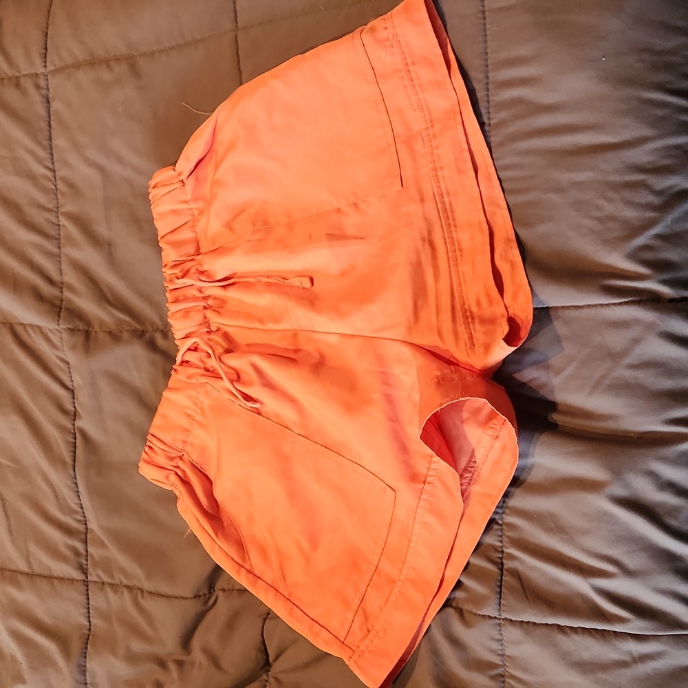 Women's light peach cotton polyester mix short,  size large, from Coeur de vague